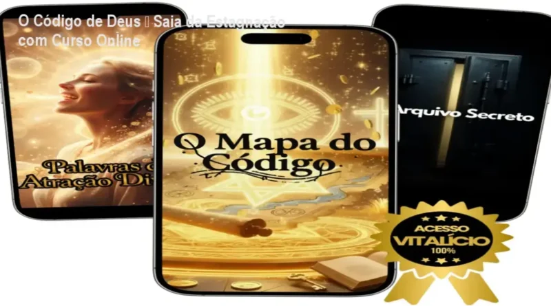 Imagem ilustrativa do curso O Código de Deus mostrando mente reprogramada para prosperidade