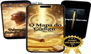 Pessoa estudando o curso O Código de Deus em um tablet para buscar desenvolvimento pessoal e prosperidade