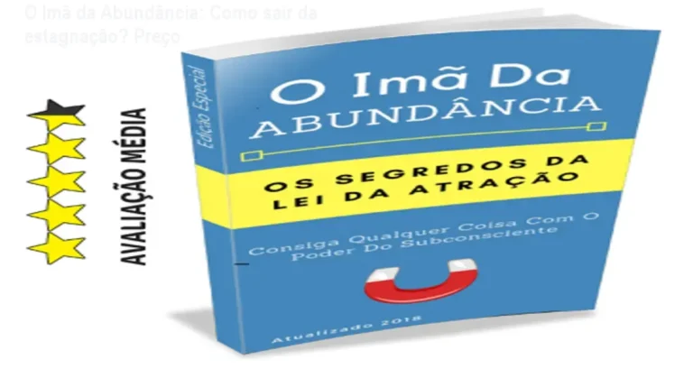 Capa do e‑book O Imã da Abundância mostrando técnicas de lei da atração para prosperidade