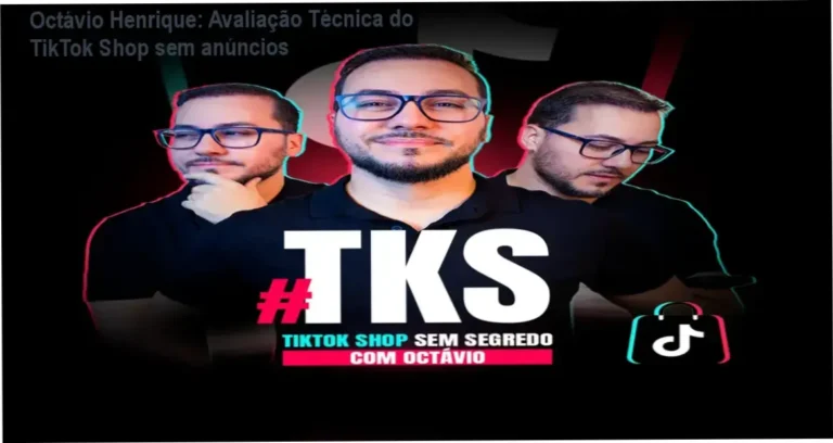 Octávio Henrique apresentando o método TKS para vender no TikTok Shop sem anúncios pagos