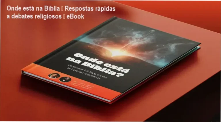 Capa do eBook Onde está na Bíblia com versículos para debates religiosos