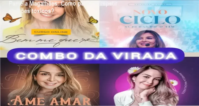 Pamela Magalhães apresentando o Combo da Virada para transformar relacionamentos