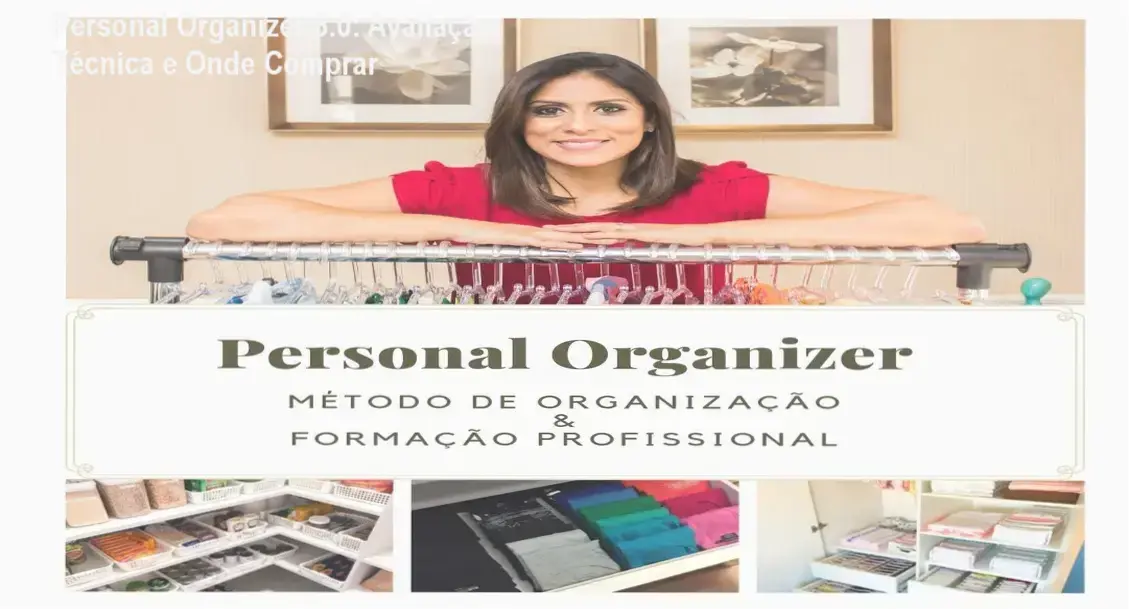 Capa do curso Personal Organizer 3.0 mostrando método de organização profissional