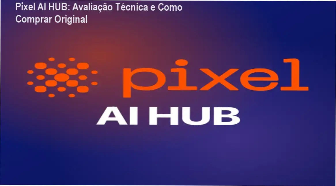 Imagem ilustrando o Pixel AI HUB, plataforma de IA para negócios, destacando segurança contra pirataria e acesso ao conteúdo original.