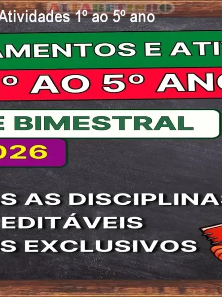 Planejamentos e Atividades 1º ao 5º ano - BNCC 2026