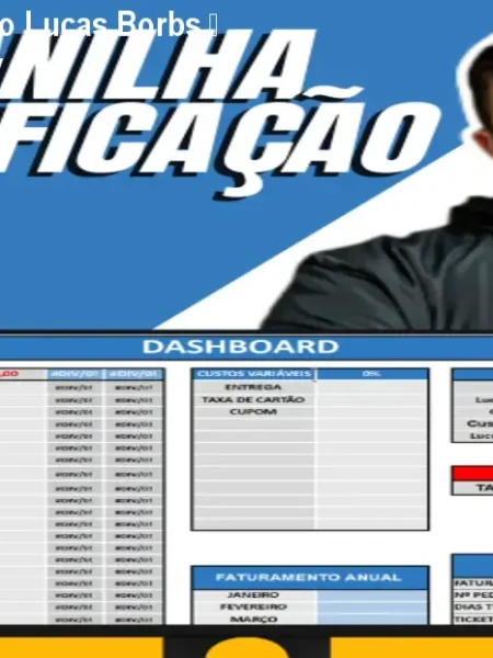 Planilha de Precificação Lucas Borbs – Precifique seu Delivery