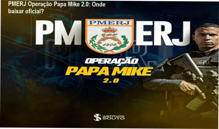 Tela do curso Operação Papa Mike 2.0 mostrando o botão de acesso ao conteúdo oficial