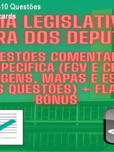 Policial Legislativo: 410 Questões Comentadas + Flashcards