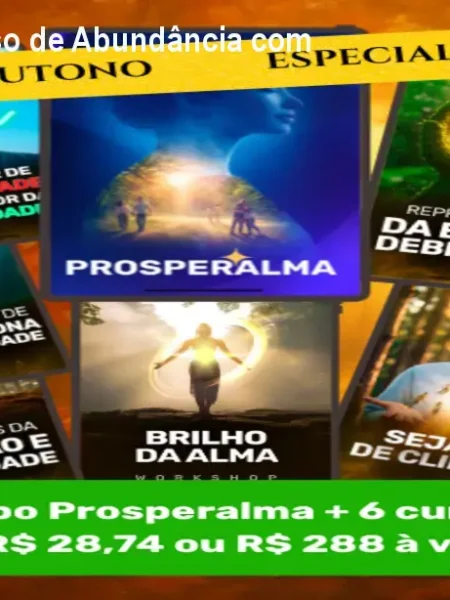 Prosperalma – Curso de Abundância com Luz Estelar – R$288