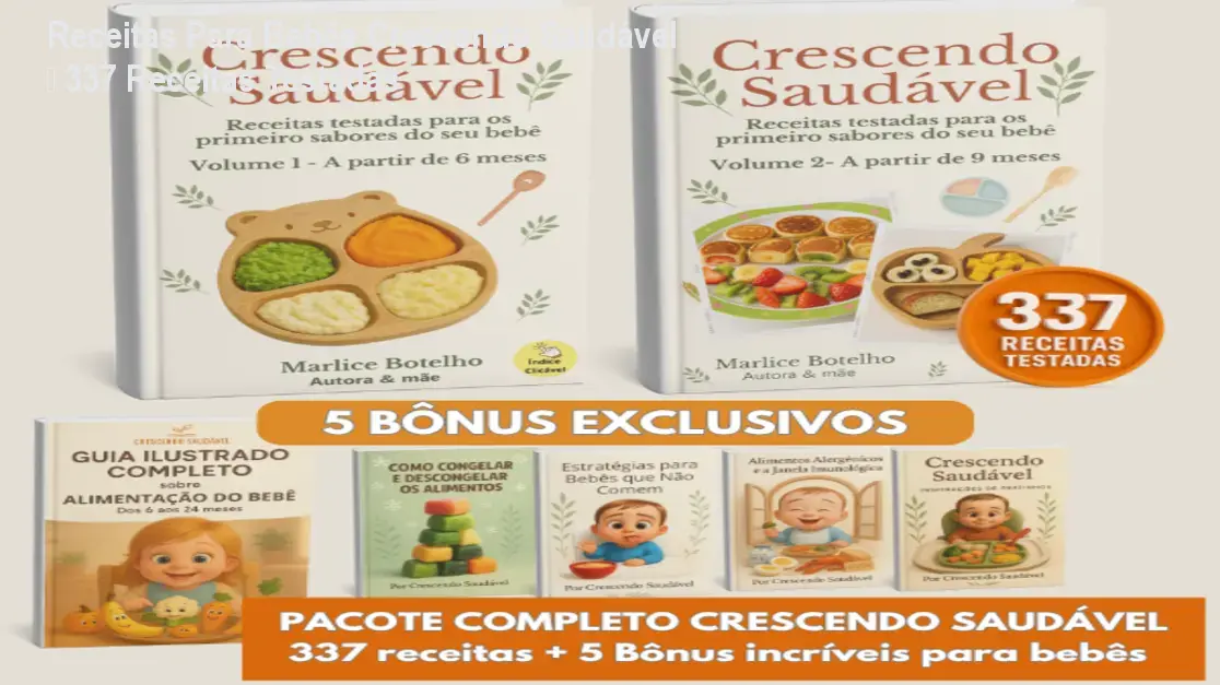 Receitas Para Bebês Crescendo Saudável – 337 Receitas Testadas 1 https://ondeaprender.com.br/aprender/receitas-para-bebes-crescendo-saudavel-como-evitar-seletividade/ Receitas Para Bebês Crescendo Saudável – 337 Receitas Testadas