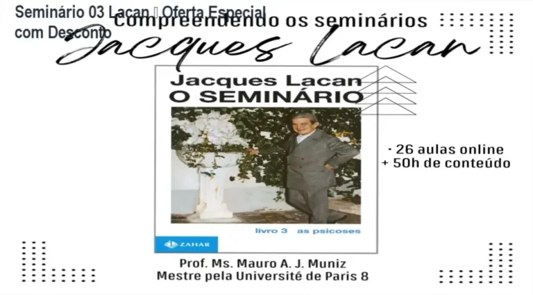 Seminário 03 de Jacques Lacan – promoção de preço reduzido por Mauro A. J. Muniz