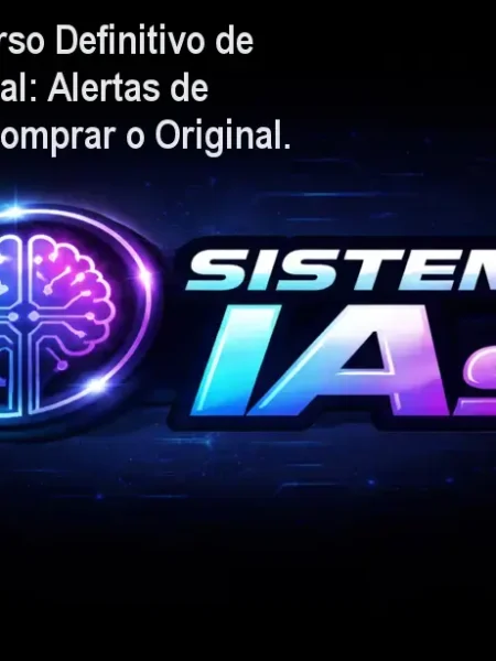 Sistema IAs no Curso Definitivo de Inteligência Artificial: Alertas de Pirataria e Como Comprar o Original.