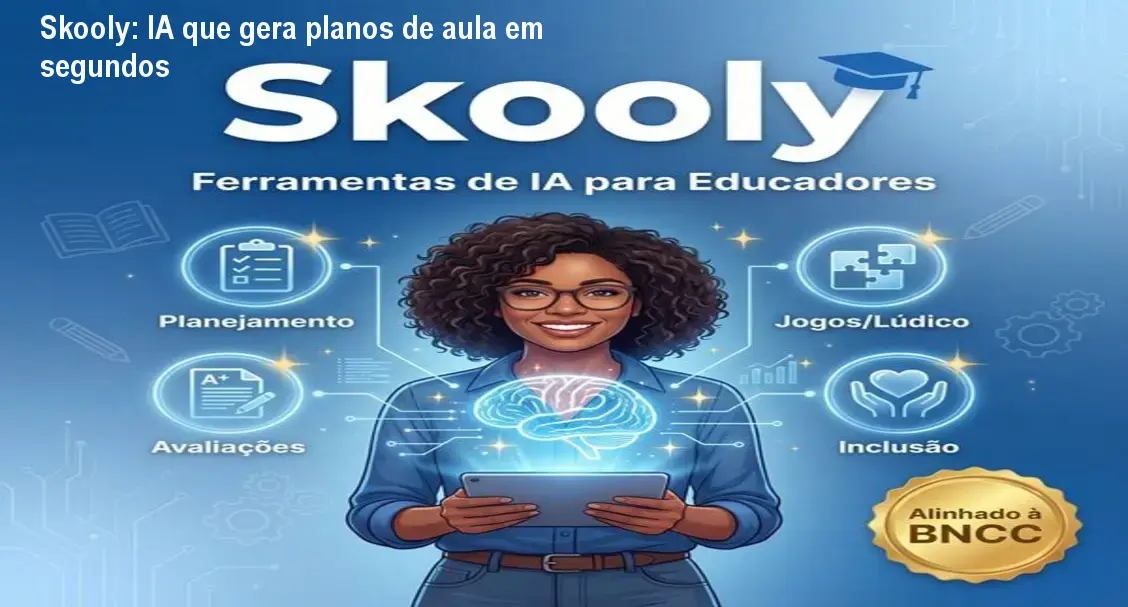Skooly: IA que gera planos de aula em segundos 1 https://ondeaprender.com.br/aprender/skooly-ferramentas-ia-educadores-acesso/ Skooly: IA que gera planos de aula em segundos