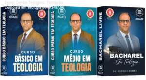 Combo de cursos de teologia online do Pastor Rodrigo Gomes com certificação CGADB
