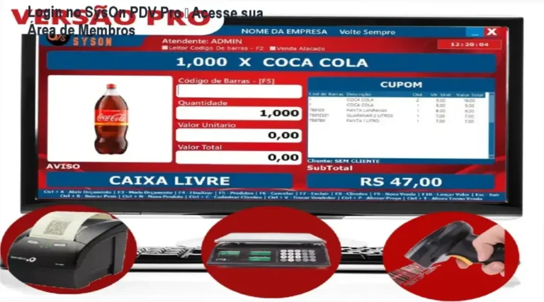 SysOn PDV Pro login, acesso à área de membros da plataforma