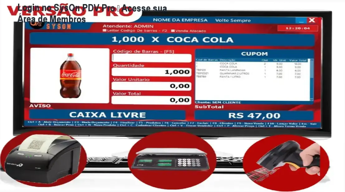 SysOn PDV Pro login, acesso à área de membros da plataforma