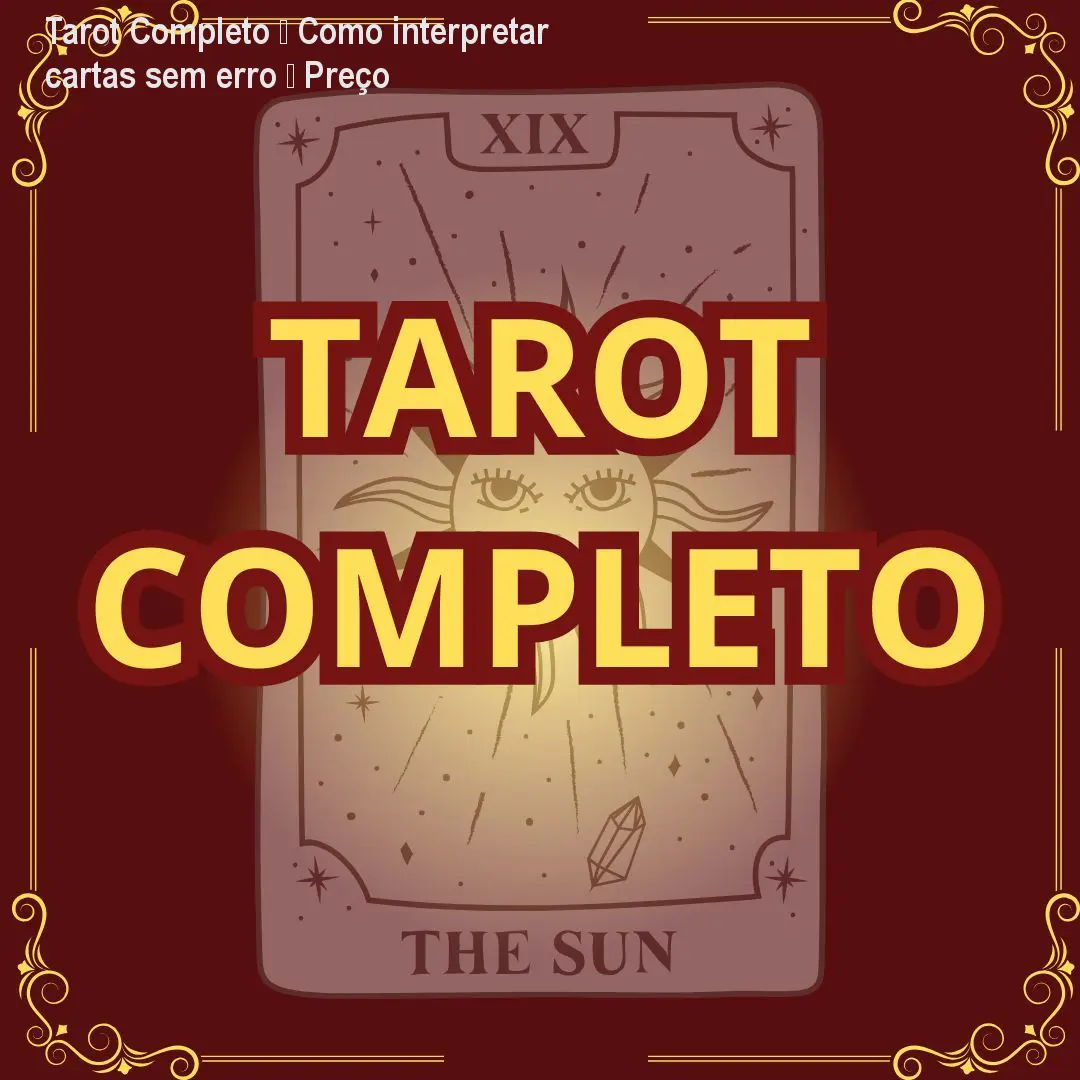 Tarot Completo – Como interpretar cartas sem erro – Preço 1 https://ondeaprender.com.br/aprender/tarot-completo-78-arcanos-revelados-como-interpretar-cartas-preco/ Tarot Completo – Como interpretar cartas sem erro – Preço