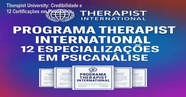 Therapist University: Credibilidade e 12 Certificações em Psicanálise 9 https://ondeaprender.com.br/ Therapist University custo-benefício alta: 12 certificações de psicanálise por R$197