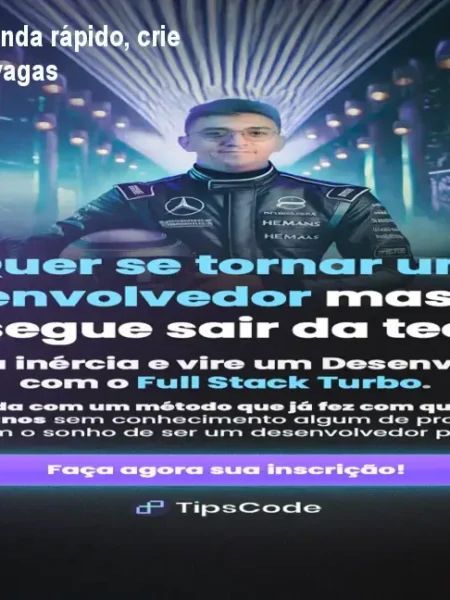 Full Stack Turbo: Aprenda rápido, crie portfólio e conquiste vagas
