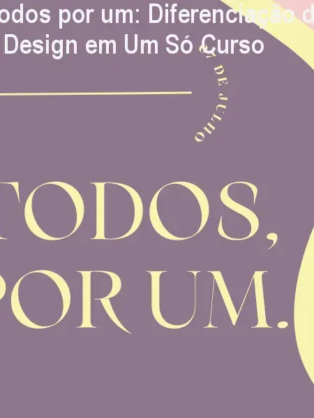 Todos por um: Diferenciação de Mercado e Design em Um Só Curso