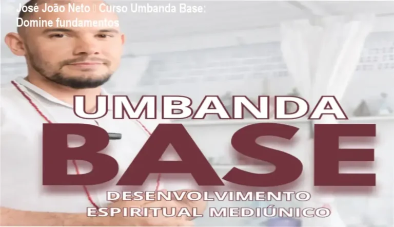 José João Neto – Umbanda Base: cronograma e carga horária do curso online