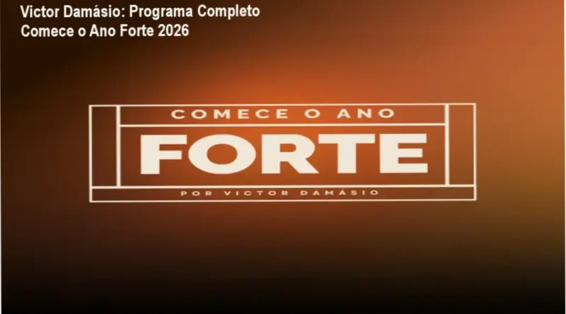 Victor Damásio – módulos e conteúdo programático do curso Comece o Ano Forte 2026