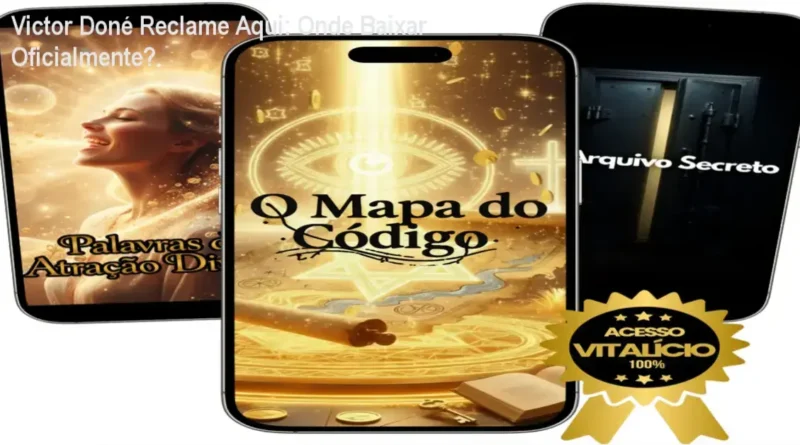 Tela mostrando a página oficial para download do Victor Doné Reclame Aqui