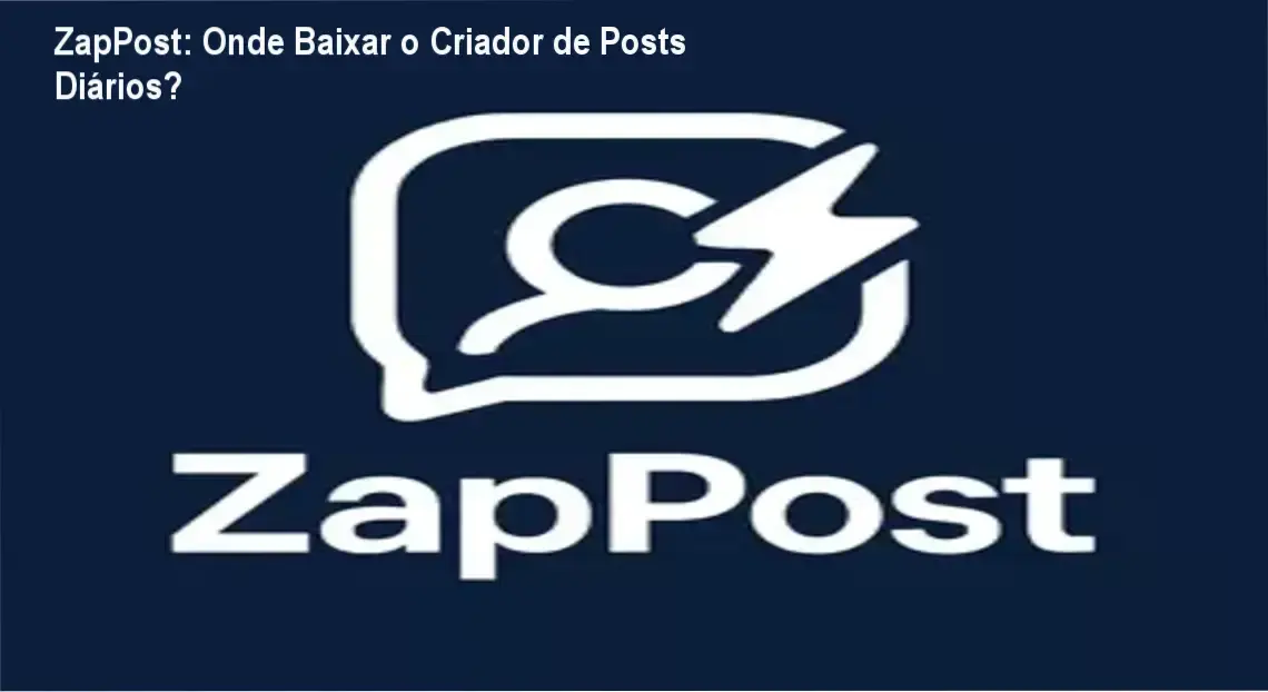 Tela do aplicativo ZapPost mostrando posts diários prontos entregues via WhatsApp