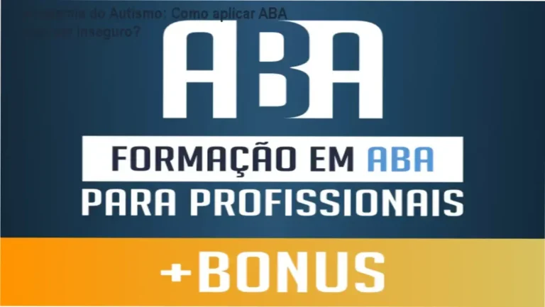 Fábio Coelho e Chaloê Comim apresentando a Formação em ABA para Profissionais