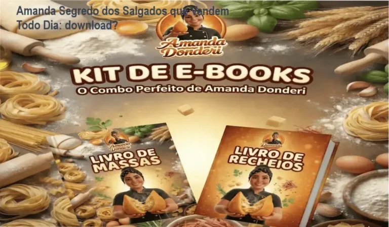 Amanda entrega o segredo dos salgados com link de download oficial