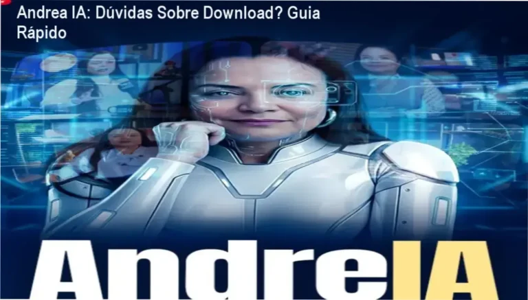 Andrea IA: Dúvidas Sobre Download? Guia Rápido 3 https://ondeaprender.com.br/ Aplicativo Andrea IA com interface conversacional em modo escuro