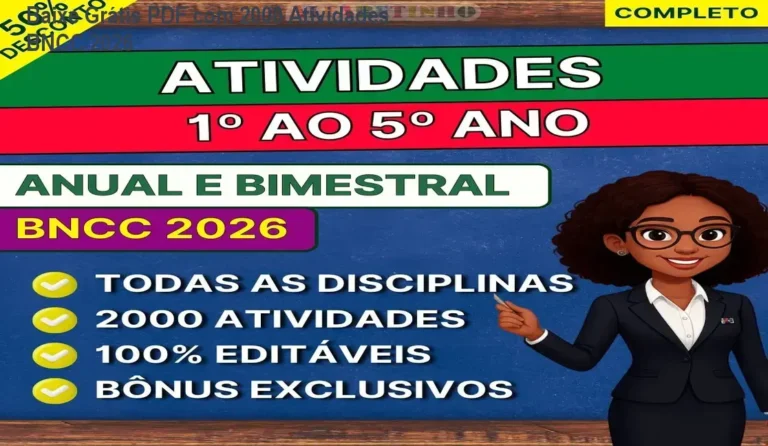 Atividades - 1º ao 5º ano - BNCC 2026 download, acesso gratuito ou licença