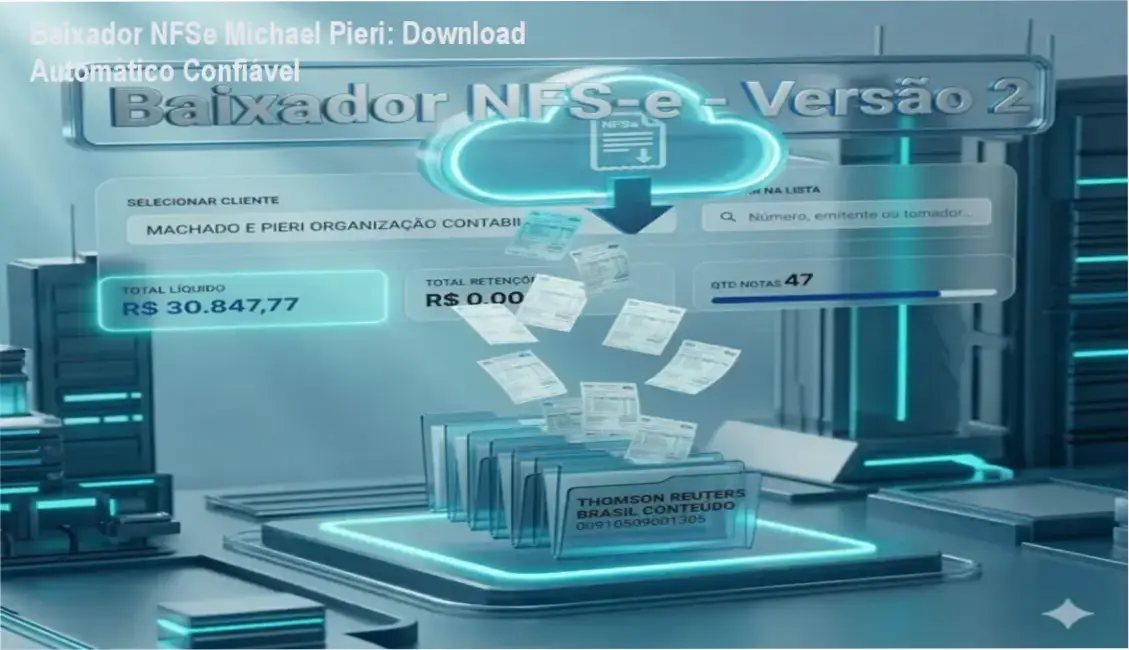 Baixador NFSe Michael Pieri: Download Automático Confiável 1 https://ondeaprender.com.br/baixador-nfse-michael-pieri-duvida-sobre-download/ Captura da interface local do Baixador NFSe mostrando a automação de download em tempo real.