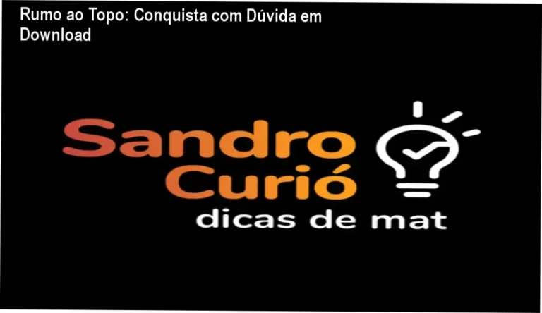 Plataforma digital do curso Rumo ao Topo com Sandro Curió, mostrando interface de login e benefícios.