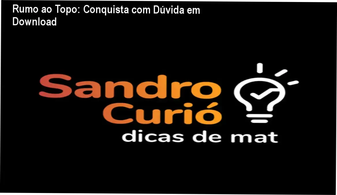 Plataforma digital do curso Rumo ao Topo com Sandro Curió, mostrando interface de login e benefícios.