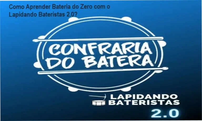 Como Aprender Bateria do Zero com o Lapidando Bateristas 2.0? 1 https://ondeaprender.com.br/ Alan Rocha demonstrando técnica de bateria em sessão prática do curso