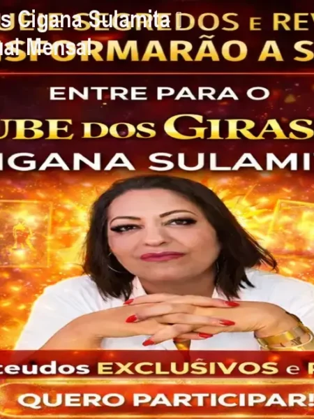 Clube dos Girassóis Cigana Sulamita – Orientação Espiritual Mensal