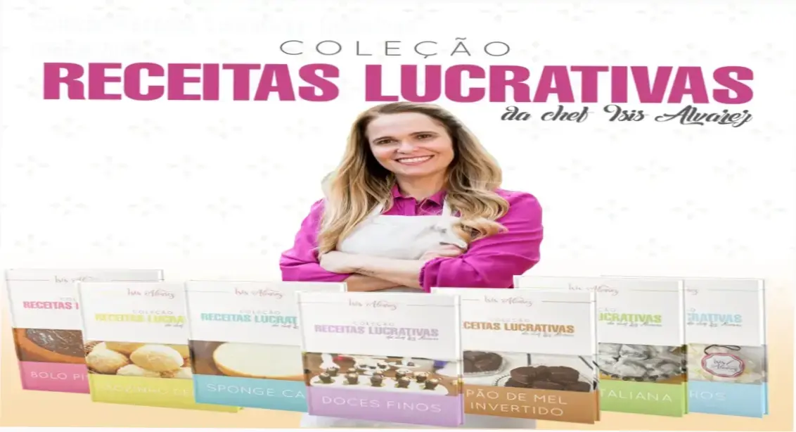 Descrição do curso sobre receitas lucrativas da Chef Ísis Alvarez com acesso oficial