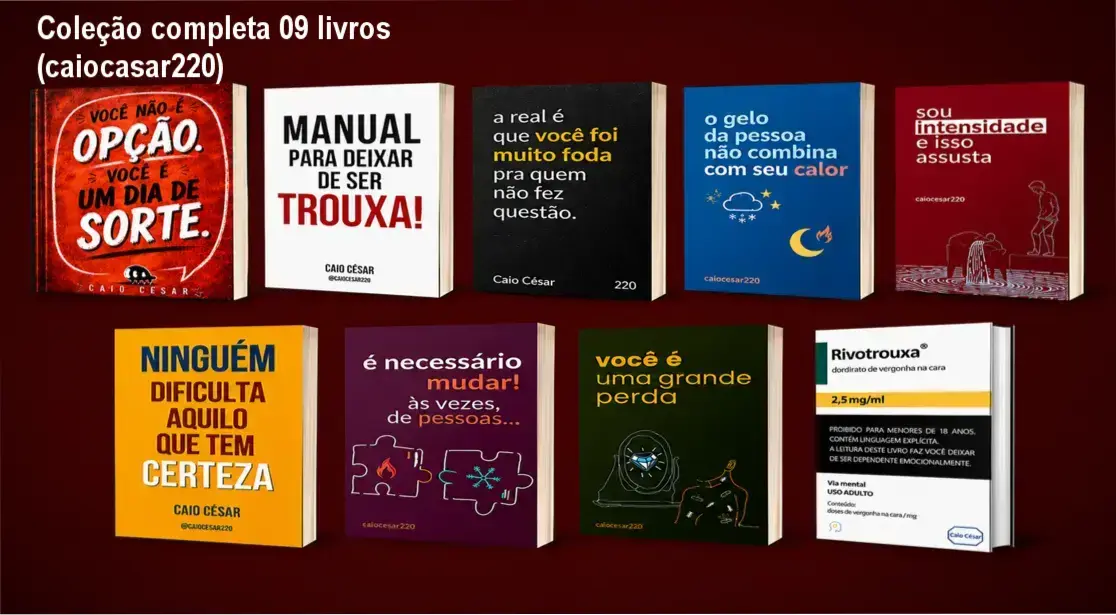 Coleção completa 09 livros (caiocasar220) 1 https://ondeaprender.com.br/colecaumoplatao09livros/ Download conjunto de livros digitais de caiocesar220 em formato lembrável