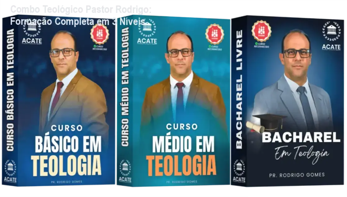 Combo Teológico Pastor Rodrigo: Formação Completa em 3 Níveis 1 https://ondeaprender.com.br/combo-teologico-pastor-rodrigo-duda-certificacao/ Tela do curso online Super Combo Teológico com selo CGADB e informações de certificação