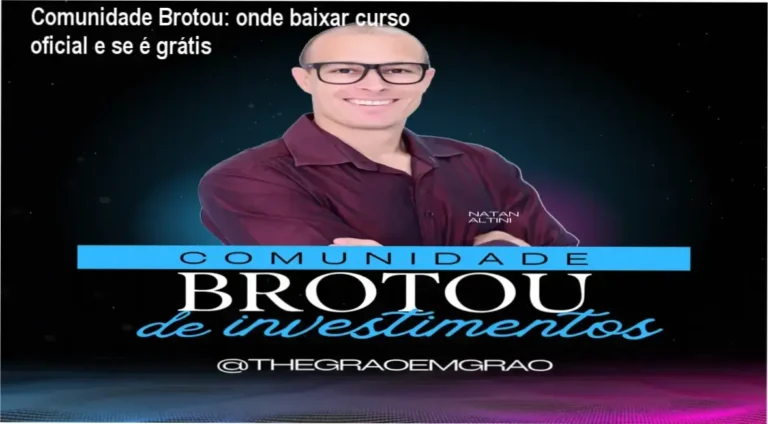 Comunidade Brotou: onde baixar curso oficial e se é grátis 10 https://ondeaprender.com.br/ Capa do curso Comunidade Brotou mostrando metodologia de plantio de carteira previdenciária