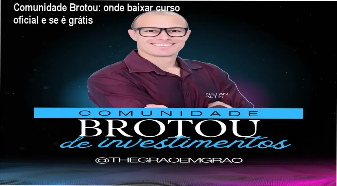 Comunidade Brotou: onde baixar curso oficial e se é grátis 1 https://ondeaprender.com.br/comunidade-brotou-plantando-carteira-previdenciaria-onde-baixar-oficial-gratis/ Capa do curso Comunidade Brotou mostrando metodologia de plantio de carteira previdenciária