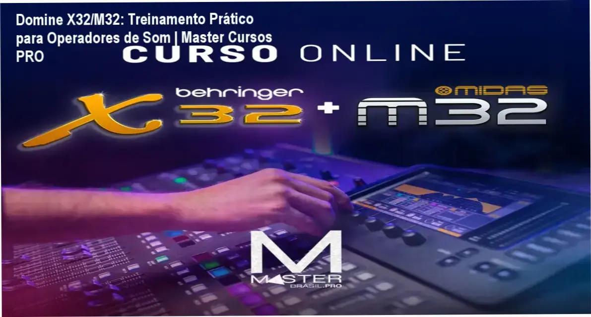 Domine X32/M32: Treinamento Prático para Operadores de Som | Master Cursos PRO 1 https://ondeaprender.com.br/master-cursos-pro-destaque-no-console-digital-x32-m32-dica-pratica/ Imagem da tela do software de configurações do console Behringer X32 com destaque para os recursos mais usados pelos nossos alunos técnicos.