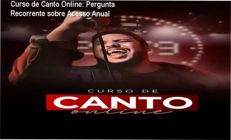 Capa ilustrando aluno cantando com suporte técnico online
