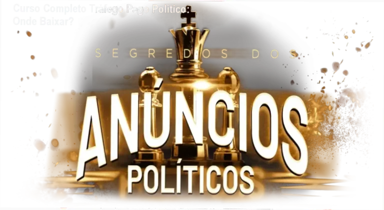 Imagem ilustrativa do Curso Completo Tráfego Pago Político com ícone de download