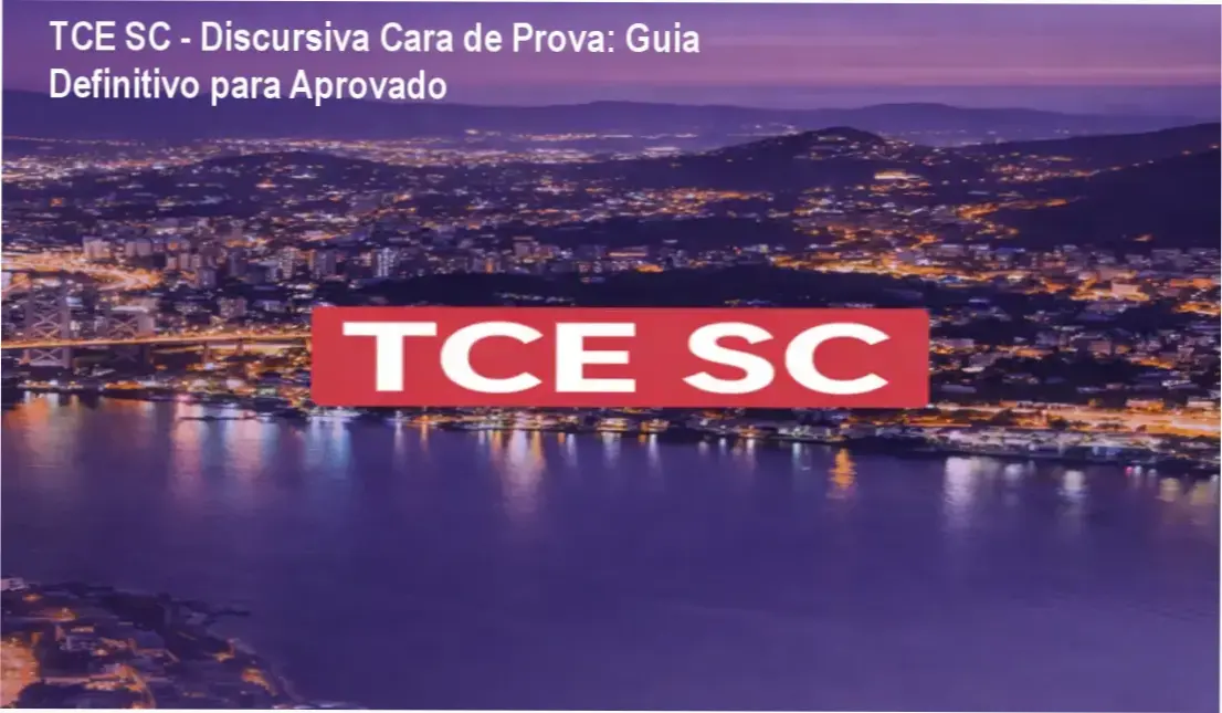 TCE SC - Discursiva Cara de Prova: Guia Definitivo para Aprovado 1 https://ondeaprender.com.br/tce-sc-discursiva-cara-de-prova-donde-comprar-e-vao-valer/ Aluno praticando escrita em concursos públicos, com anotações sobre técnicas das provas discursivas do TCE SC