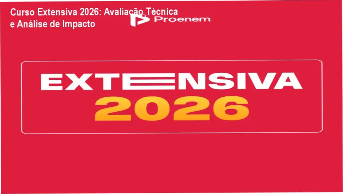 Curso Extensiva 2026: Avaliação Técnica e Análise de Impacto 1 https://ondeaprender.com.br/curso-extensiva-2026-dove-onde-baixar/ Descrição do curso Extensiva 2026 para ENEM com professores do Grupo Pro