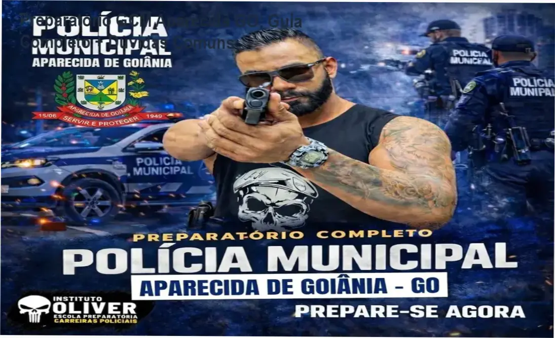 Preparatório GCM Aparecida GO: Guia Completo + Dúvidas Comuns 1 https://ondeaprender.com.br/instituto-oliver-curso-gcm-aparecida-go-duvida-preparacao-completa/ Capa digital do sistema online para preparação concurência Guarda Municipal em Aparecida de Goiânia