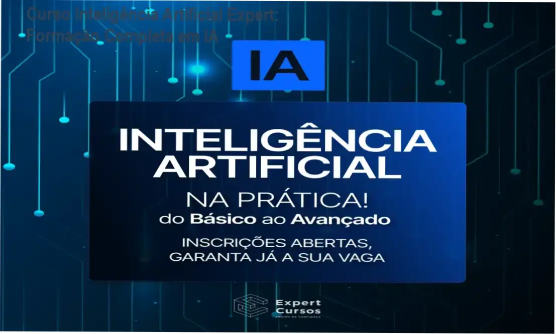 Curso Inteligência Artificial Expert: Formação Completa em IA 1 https://ondeaprender.com.br/curso-inteligencia-artificial-expert-onde-comprar/ Curso Inteligência Artificial Expert com apostila em PDF e acesso vitalício