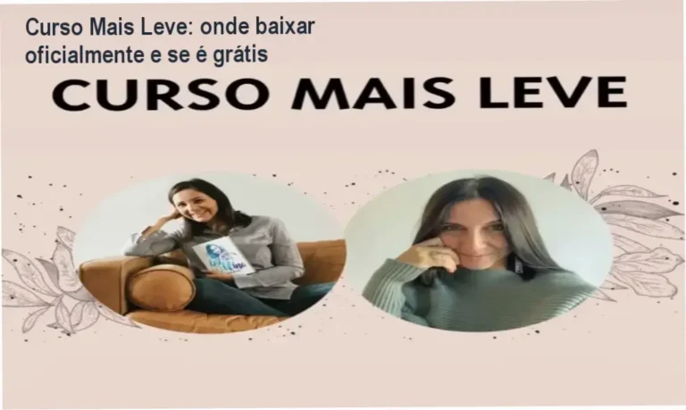 Curso Mais Leve: onde baixar oficialmente e se é grátis 6 https://ondeaprender.com.br/ Capa do Curso Mais Leve de Rafaela Carvalho e Roberta Ferec em formato de áudio
